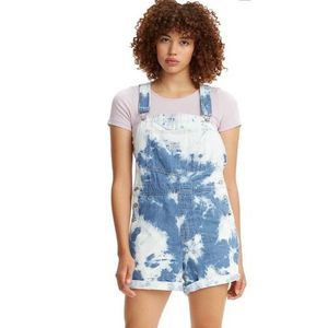 Levi’s Vintage Tie Dye Shortalls Overalls S XL NWT Free People Revolve